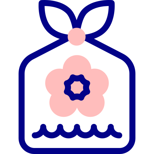 furoshiki Detailed Mixed Lineal color icona