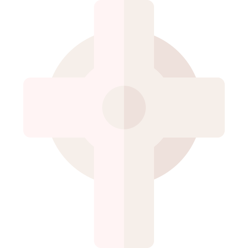 croix celtique Basic Rounded Flat Icône