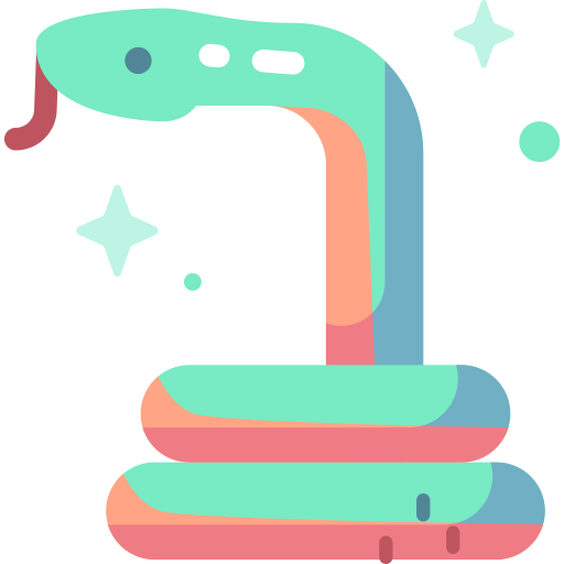 Змея Special Candy Flat иконка