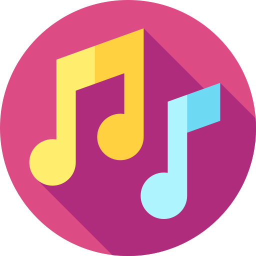 musik Flat Circular Flat icon