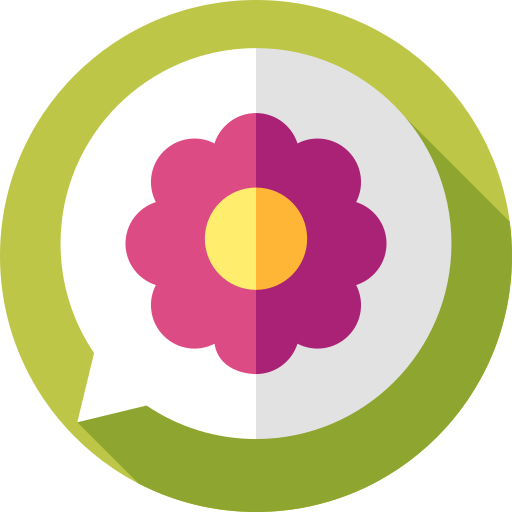 Chat Flat Circular Flat icon