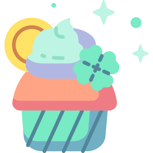 cupcake Special Candy Flat icon