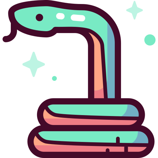 蛇 Special Candy Lineal color icon