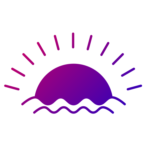tramonto Generic Flat Gradient icona