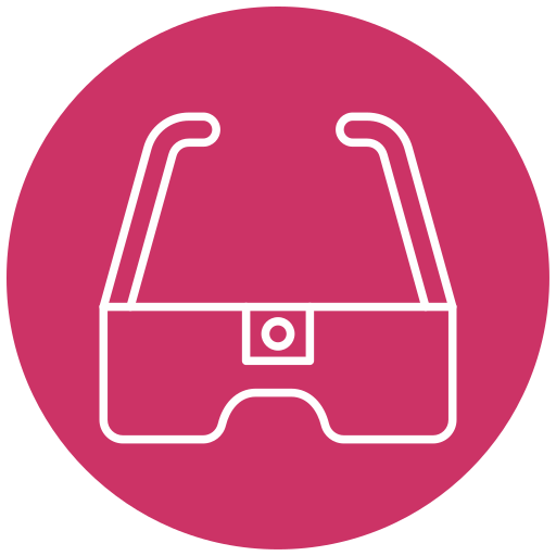 virtuelle brille Generic Circular icon