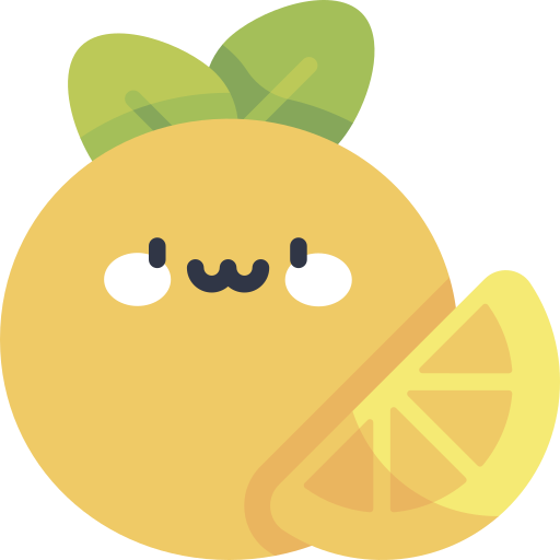 オレンジ Kawaii Flat icon