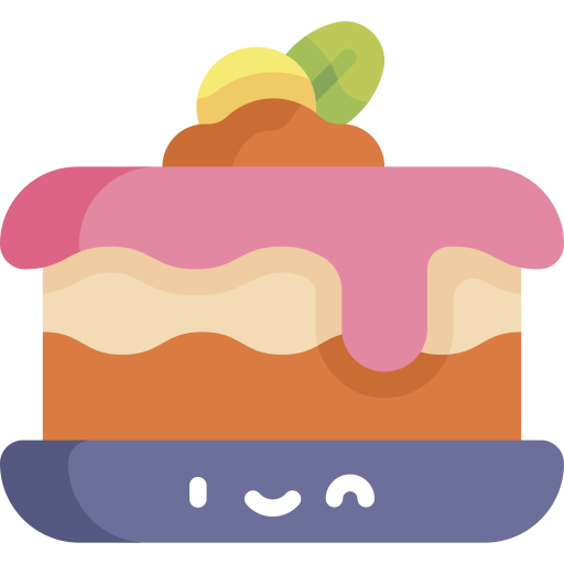 kuchen Kawaii Flat icon