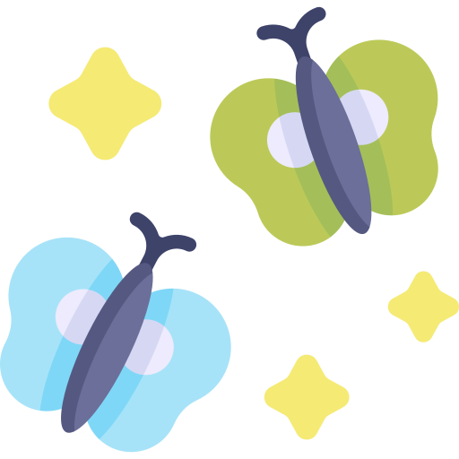 Butterfly Kawaii Flat icon