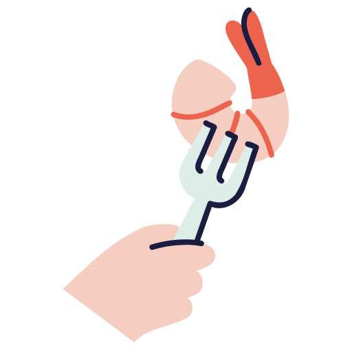 Shrimp Generic Flat icon