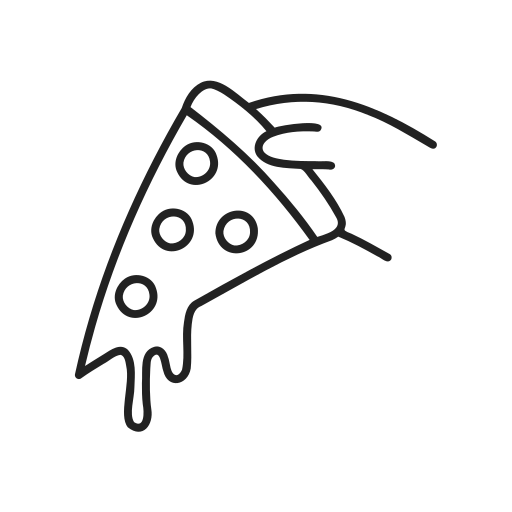 pizza Generic Detailed Outline icona