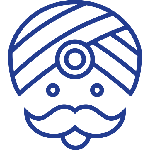 turban Detailed bright Lineal ikona