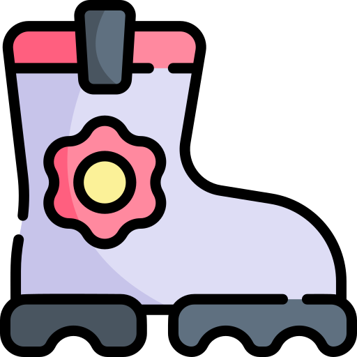 Rain boots Kawaii Lineal color icon