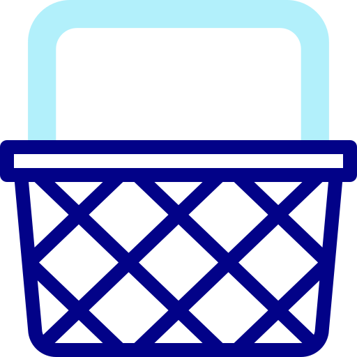 cesta de picnic Detailed Mixed Lineal color icono