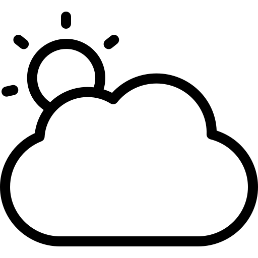 nuvoloso Detailed Mixed Lineal icona