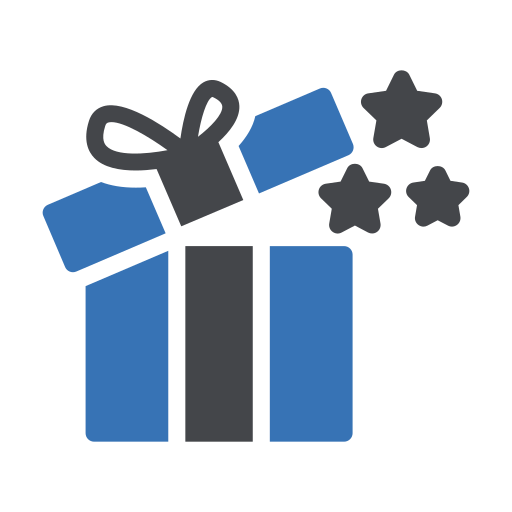 scatola regalo Generic Blue icona