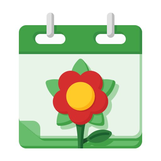 春のカレンダー Generic Flat icon