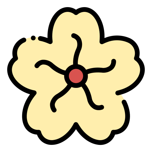 fiore di ciliegio Generic Outline Color icona