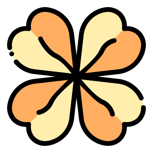 クローバー Generic Outline Color icon