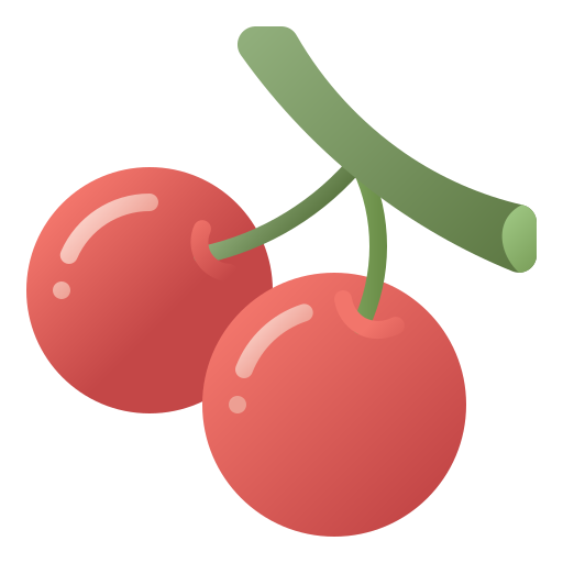Cherries Generic Flat Gradient icon