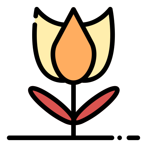 tulipano Generic Outline Color icona
