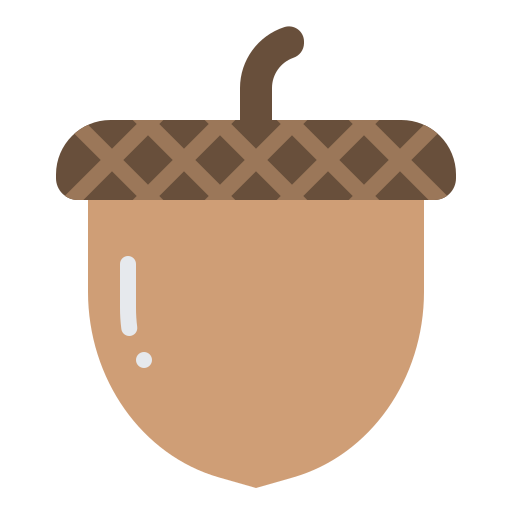 Acorn Generic Flat icon