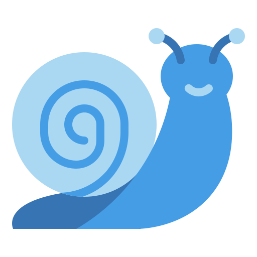 Snail Generic Blue icon