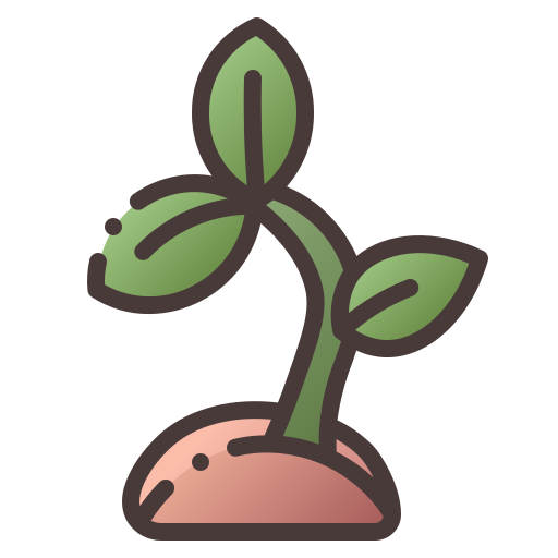 Sprout Generic Lineal Color Gradient icon