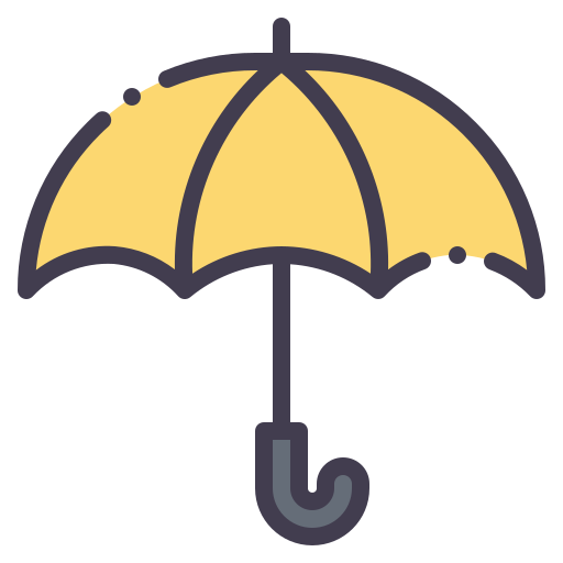 regenschirm Generic Outline Color icon