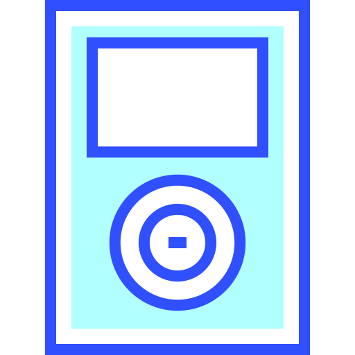 audio-abspielgerät; audio-player; musikabspielgerät Inipagistudio Lineal Color icon