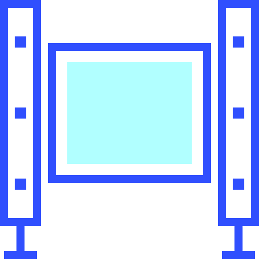 kino domowe Inipagistudio Lineal Color ikona