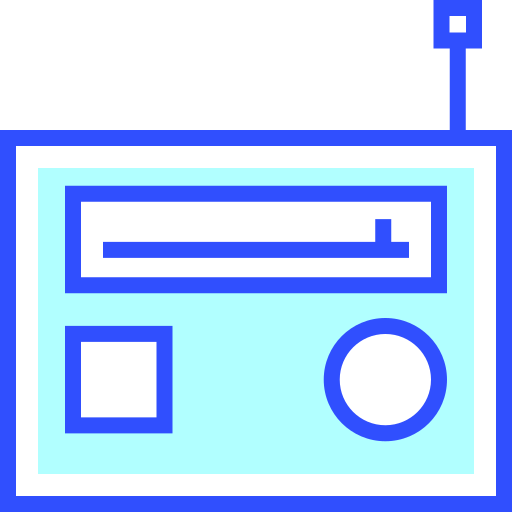 Radio Inipagistudio Lineal Color icon
