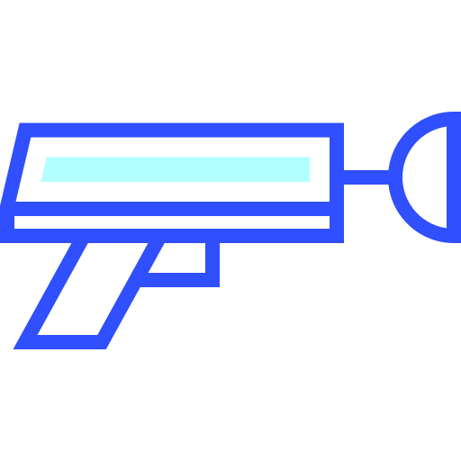 pistola de juguete Inipagistudio Lineal Color icono