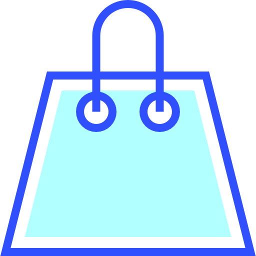 torba na zakupy Inipagistudio Lineal Color ikona