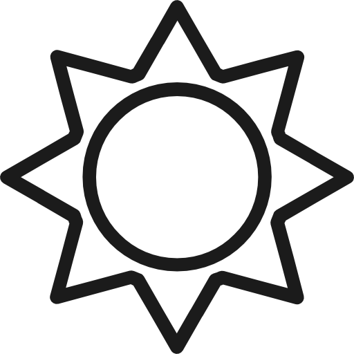 太陽 Good Ware Lineal icon
