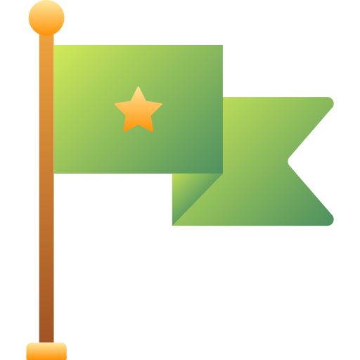 vlag Generic Flat Gradient icoon
