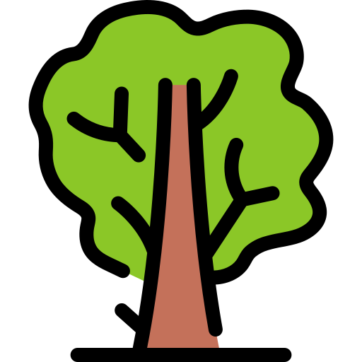 Árbol Generic Outline Color icono