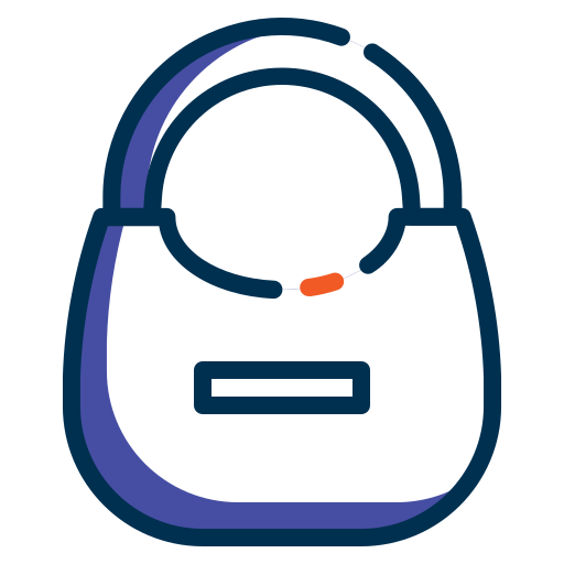 Woman bag Generic Outline Color icon