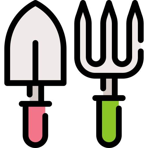 narzędzia ogrodnicze Generic Outline Color ikona