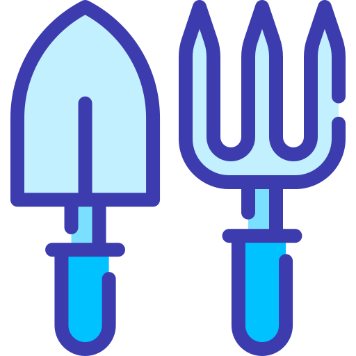 Gardening tools Generic Blue icon