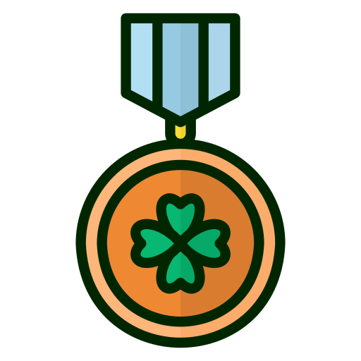 Medal Generic Outline Color icon