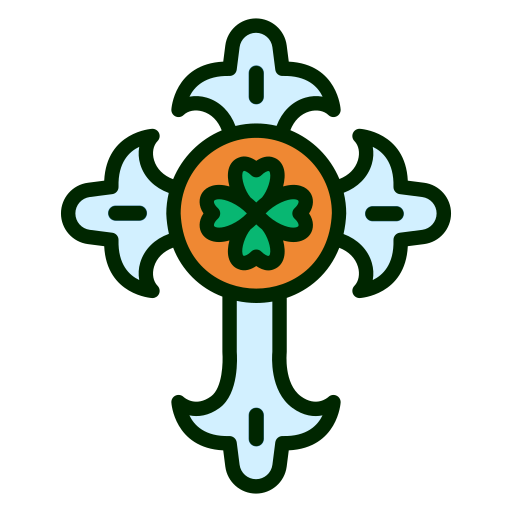 cruz celta Generic Outline Color icono