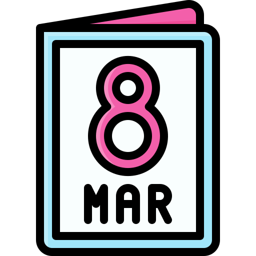 3월 8일 Generic Outline Color icon