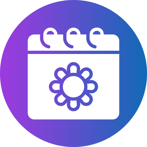 calendrier Generic Flat Gradient Icône