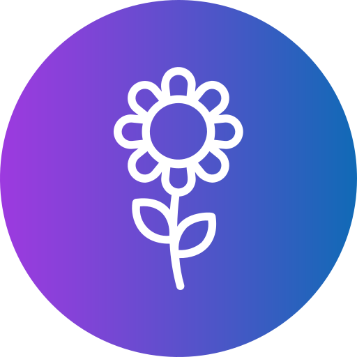 Цветок Generic Flat Gradient иконка