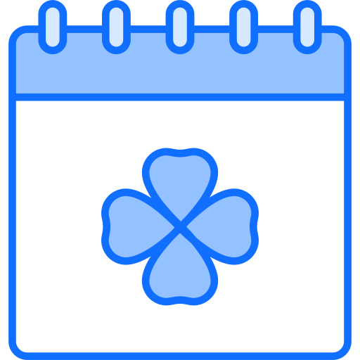 calendário Generic Blue Ícone