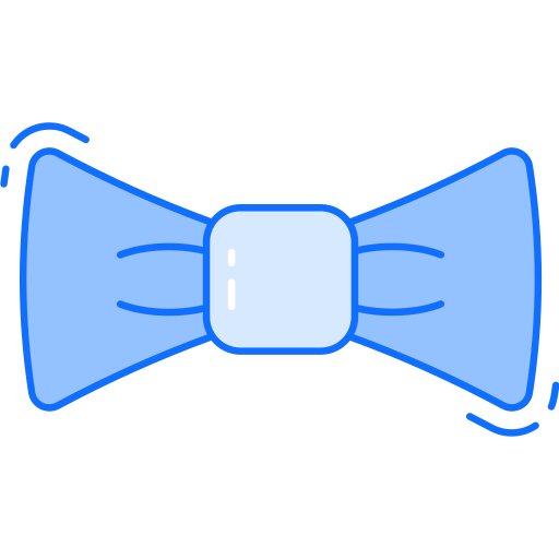 gravata-borboleta Generic Blue Ícone