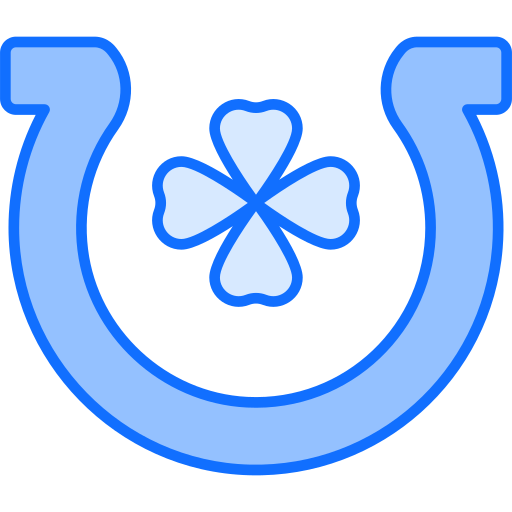 hoefijzer Generic Blue icoon