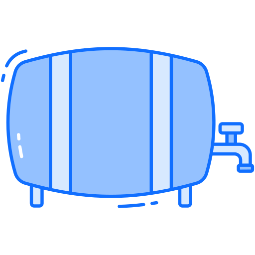 barril de vino Generic Blue icono