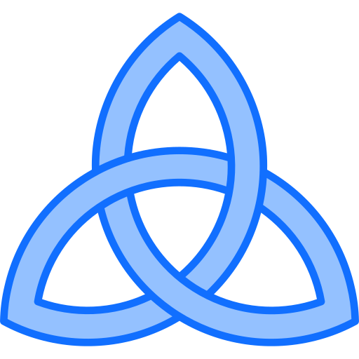 triquetra Generic Blue icoon