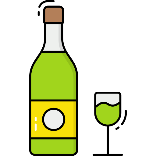 Виски Generic Thin Outline Color иконка